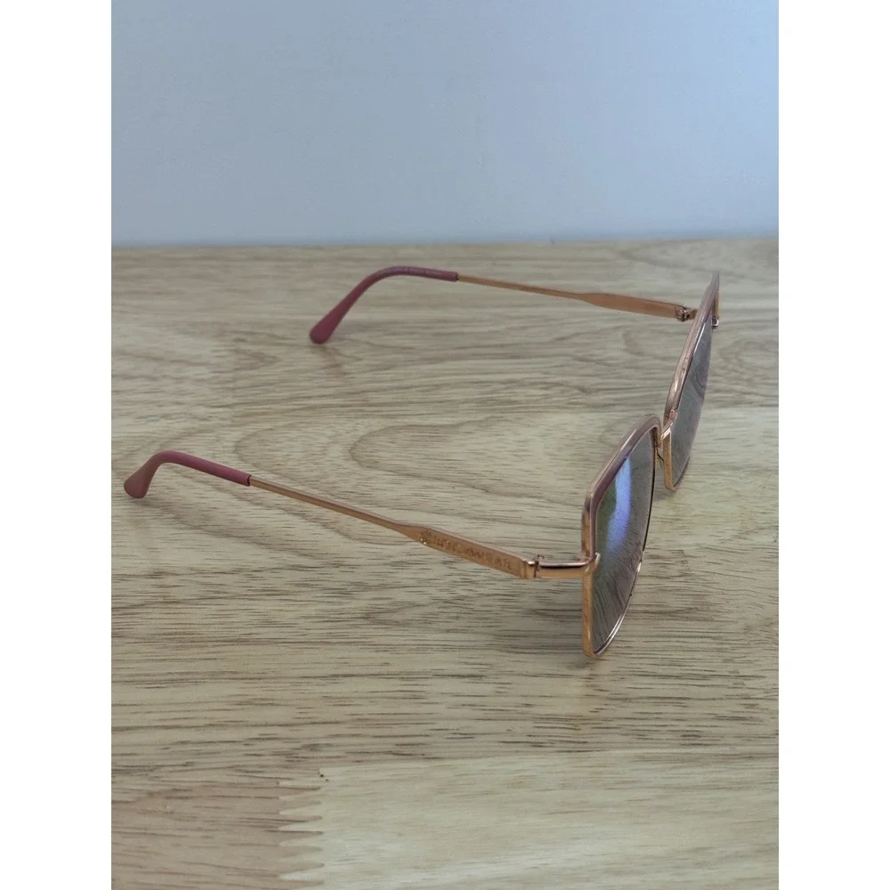 Rocawear Pinkish Biege Oversized Sunglasses Women's Brown Lens UV 400‎